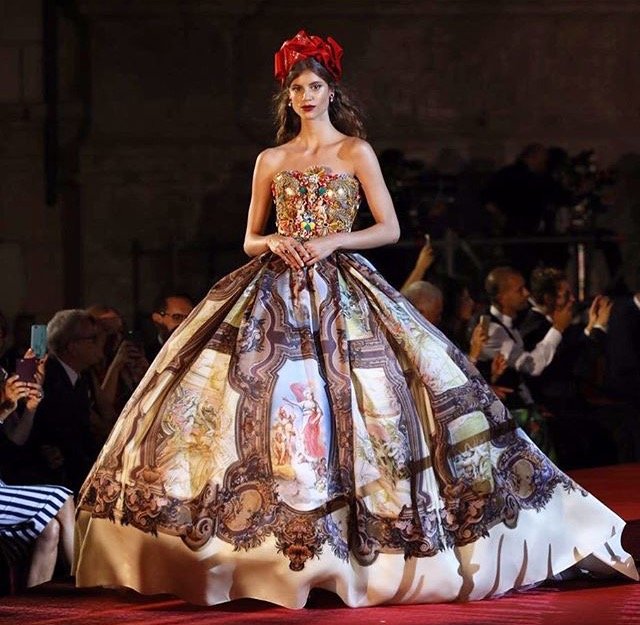 Столичные модницы на показе Dolce&Gabbana - Фото №12